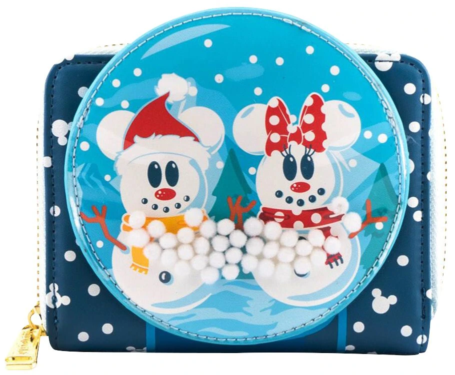 "Loungefly - Mickey & Minnie Snowman" Wallet Multicolour By Mickey Mouse - Image 2