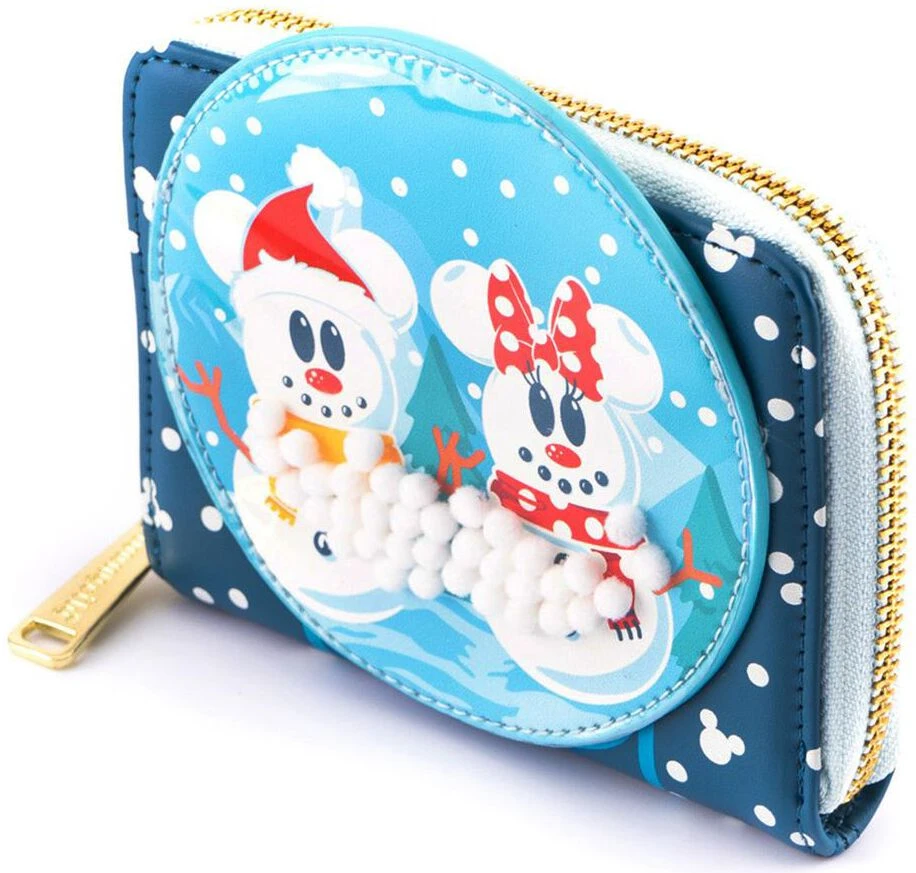 "Loungefly - Mickey & Minnie Snowman" Wallet Multicolour By Mickey Mouse - Image 3