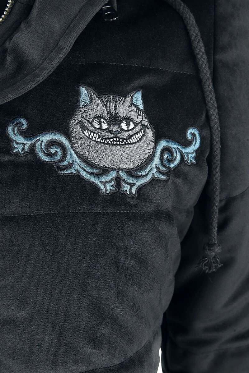"Cheshire Cat" Winter Jacket Black By Alice In Wonderland - Image 4