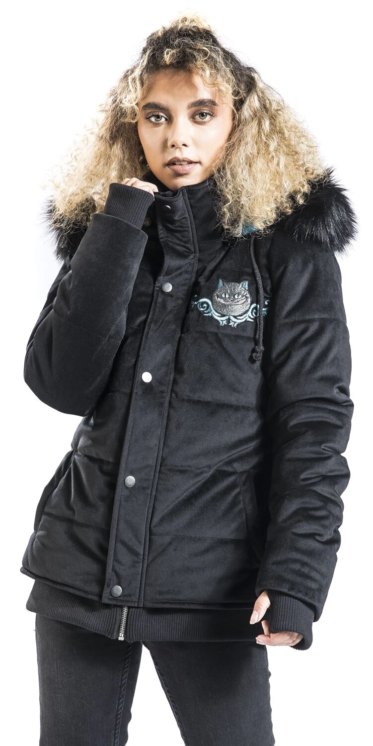 "Cheshire Cat" Winter Jacket Black By Alice In Wonderland - Image 5
