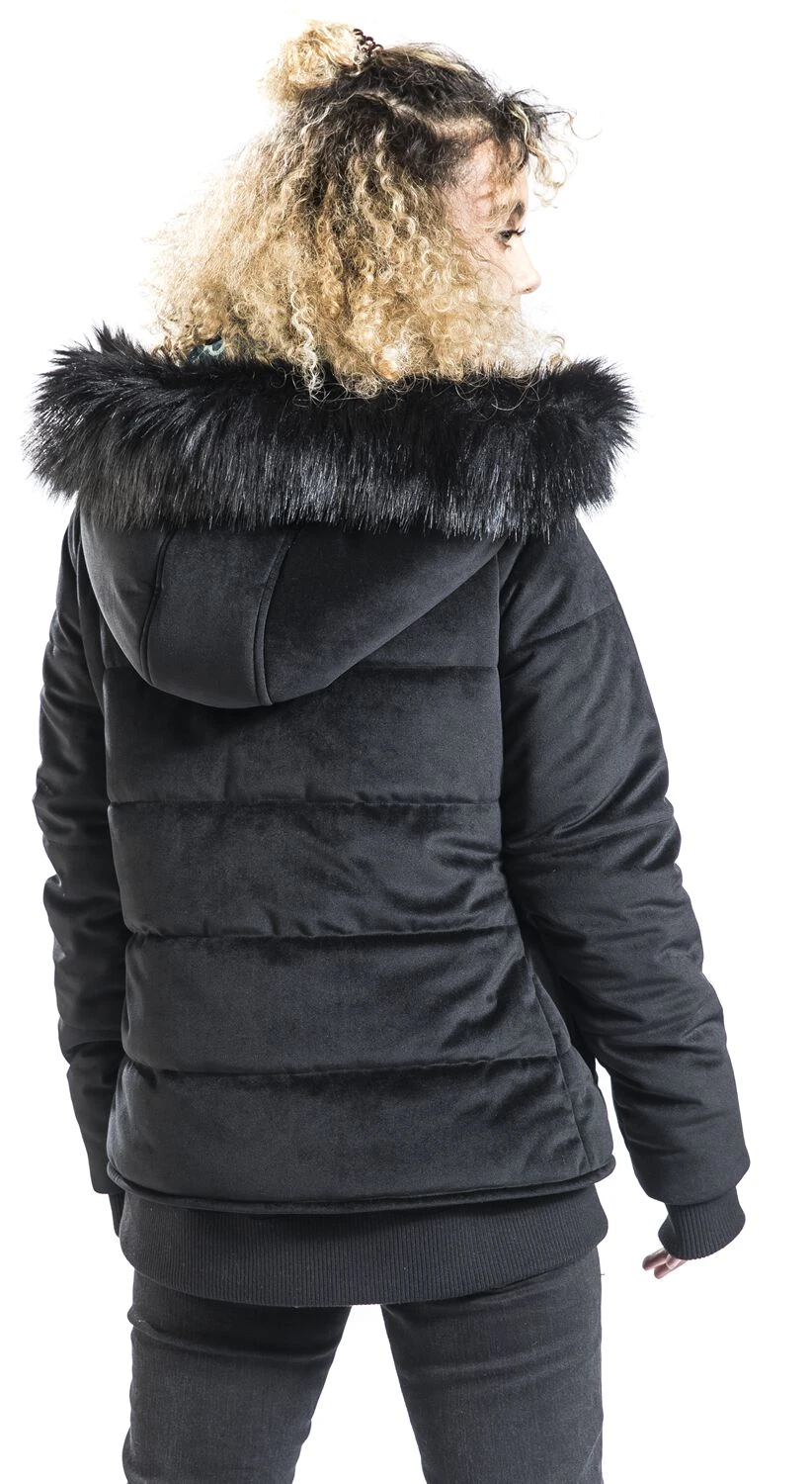 "Cheshire Cat" Winter Jacket Black By Alice In Wonderland - Image 6