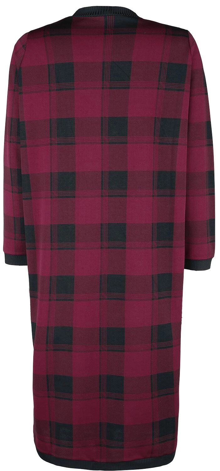 "Checked Cardigan" Cardigan Black By RED By EMP - Image 2