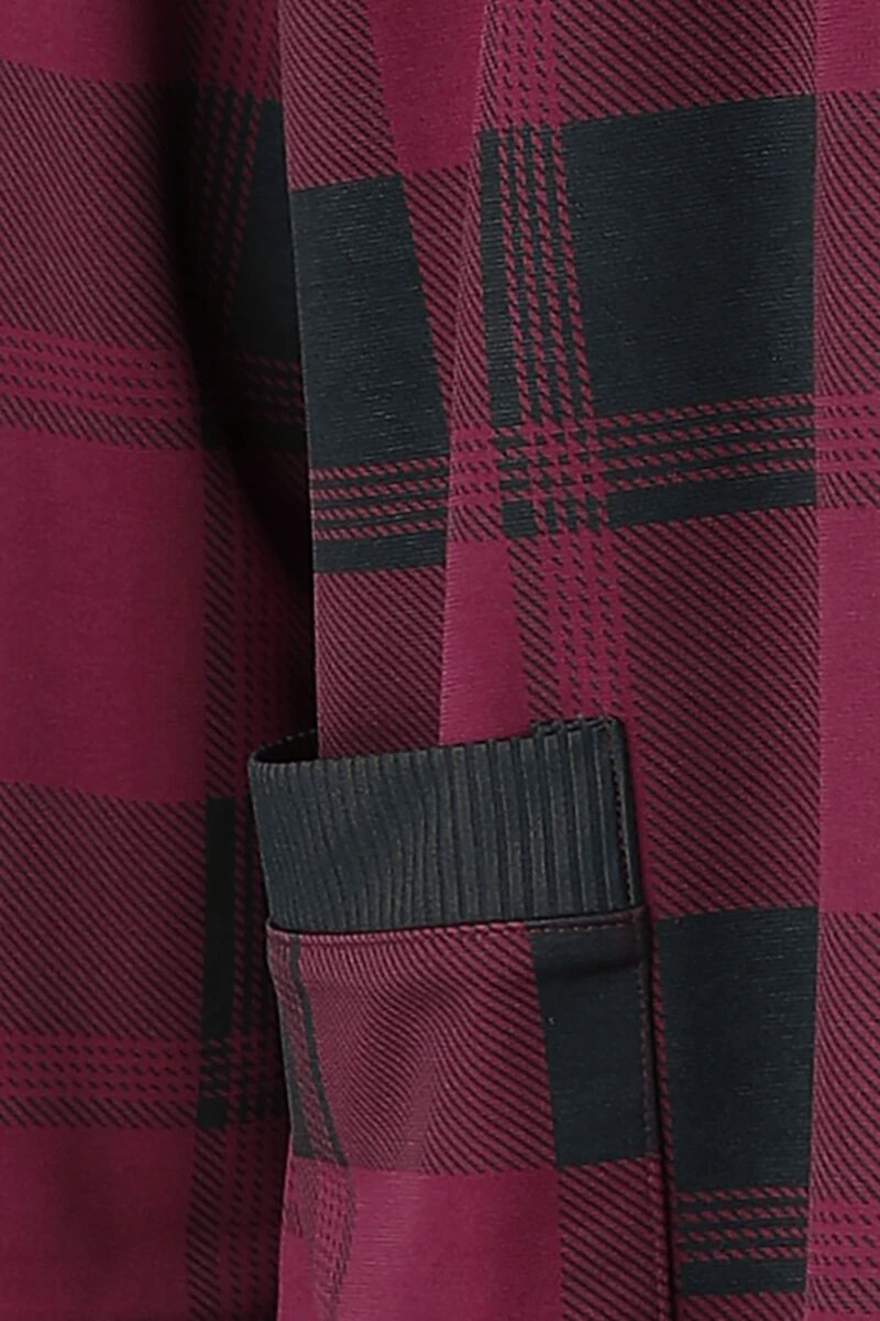 "Checked Cardigan" Cardigan Black By RED By EMP - Image 3