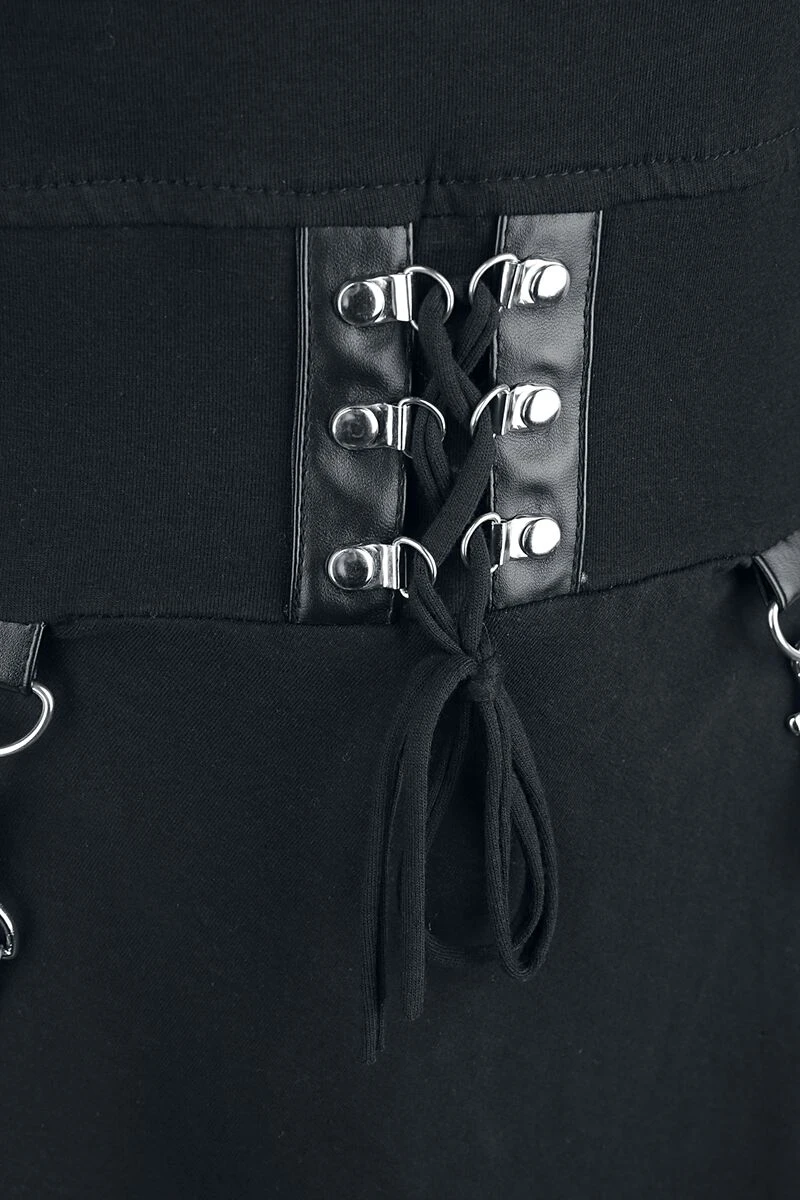 "Eranthe Dress" Medium-length Dress Black-grey By Heartless - Image 3