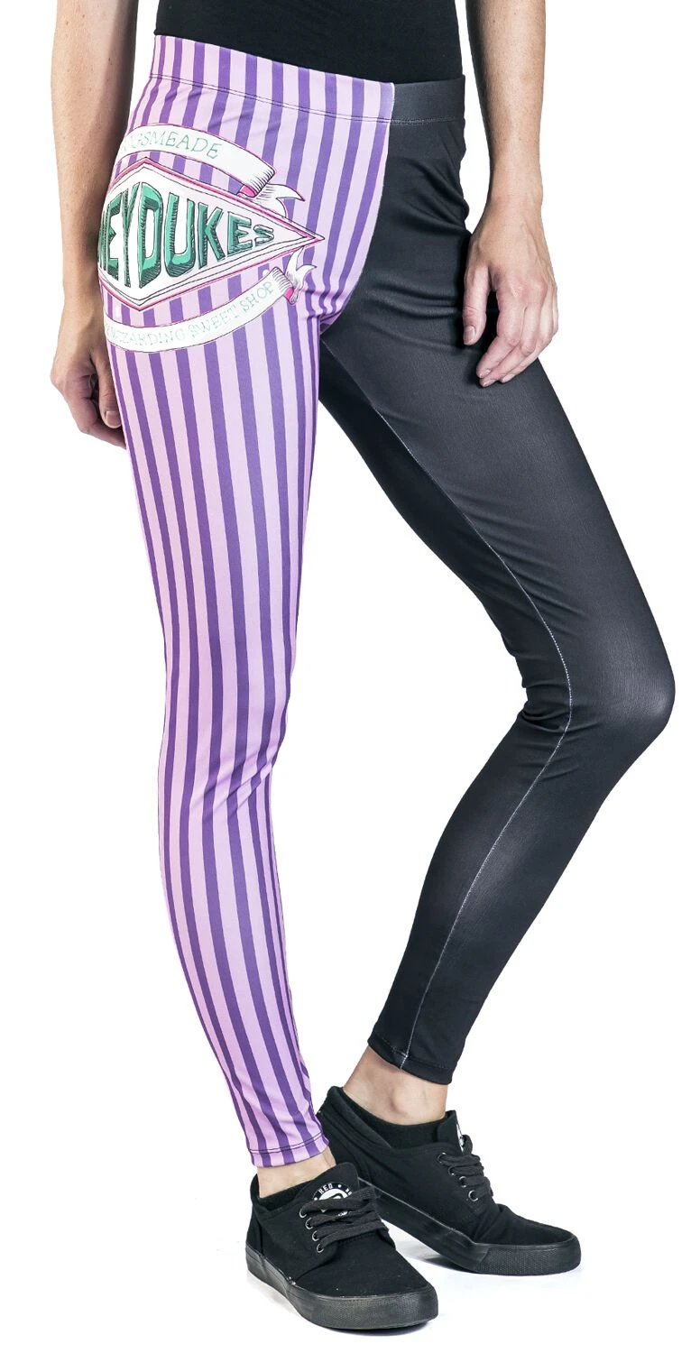 "Harry Potter - Honeydukes" Leggings Black-lilac By Harry Potter - Image 7