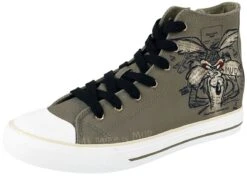 "Coyote" Sneakers High Dark Green By Looney Tunes
