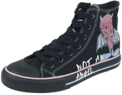 "Tweety - Not An Angel" Sneakers High Black By Looney Tunes