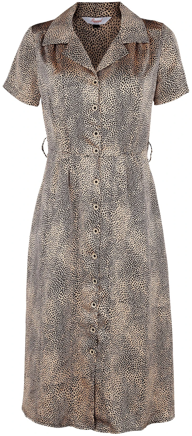 "Wild Instinct Dress" Medium-length Dress Brown By Banned Retro