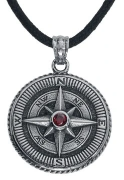 "Compass" Necklace Silver-coloured By EtNox