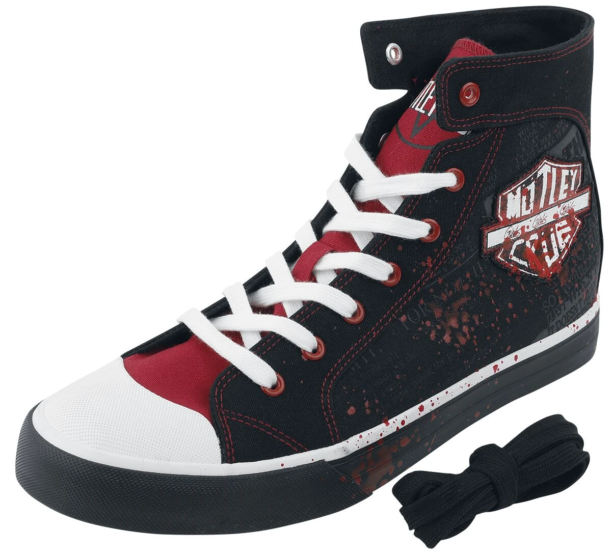 "EMP Signature Collection" Sneakers High Black By Mötley Crüe