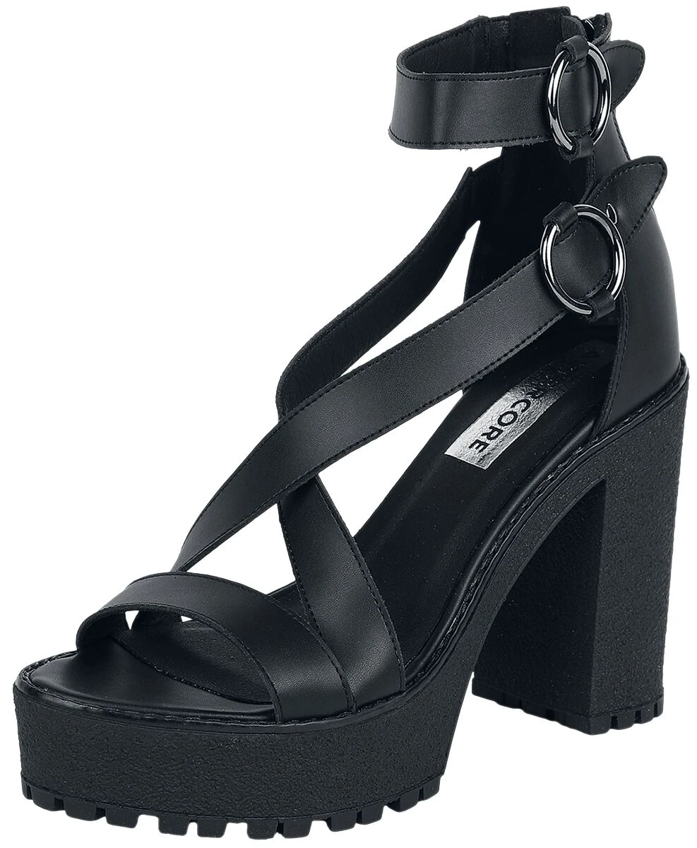 "Granger Vegan" High Heel Black By Altercore