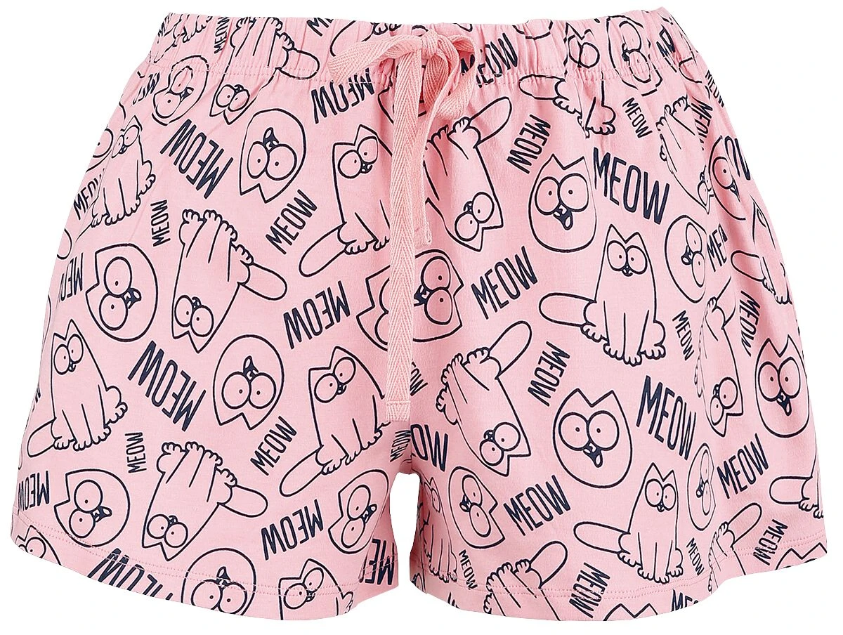 "Meow" Pyjama White-pink By Simon' S Cat - Image 5