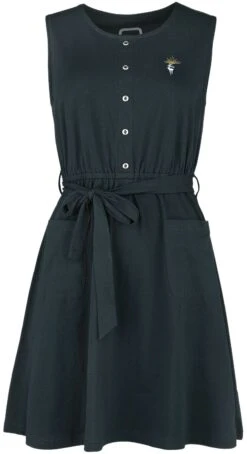 "Dress With Small Sun Print" Medium-length Dress Dark Blue By RED By EMP