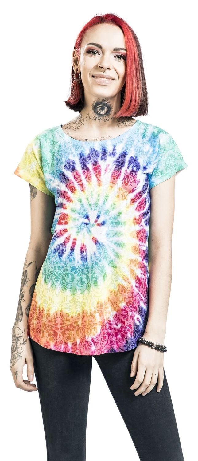 "Burnout Spaced Out Top" T-Shirt Multicolour By Innocent - Image 4