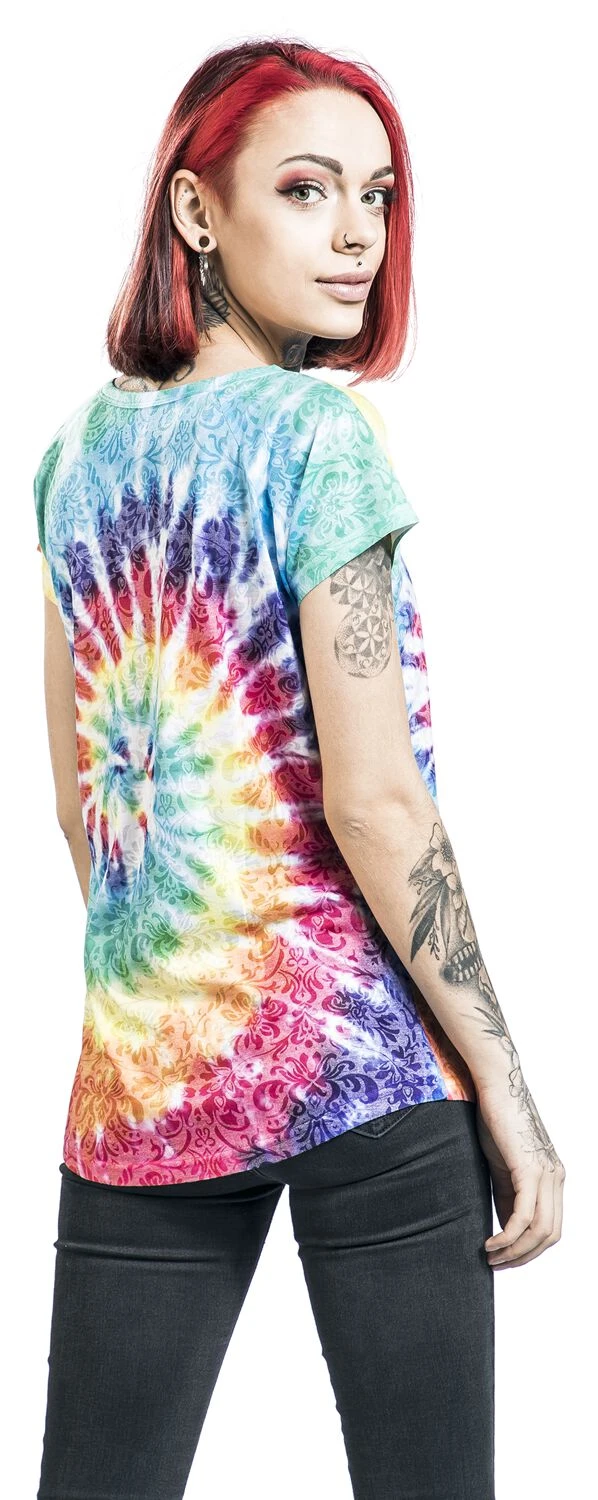 "Burnout Spaced Out Top" T-Shirt Multicolour By Innocent - Image 5