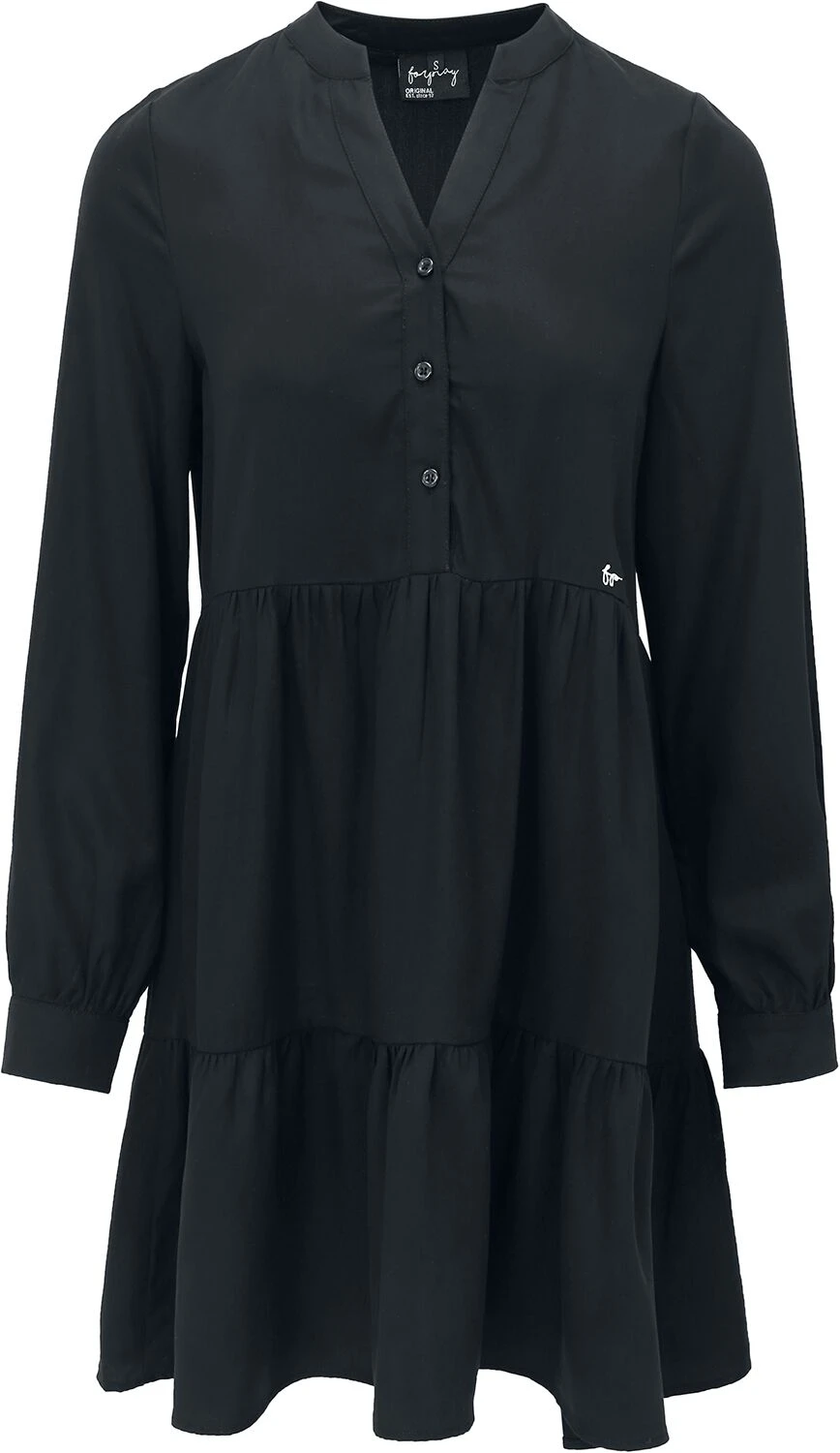 "Phoebe" Short Dress Black By Forplay