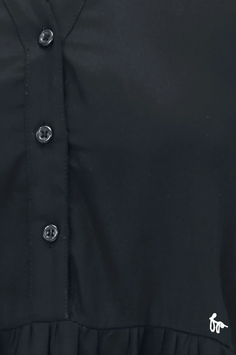 "Phoebe" Short Dress Black By Forplay - Image 3