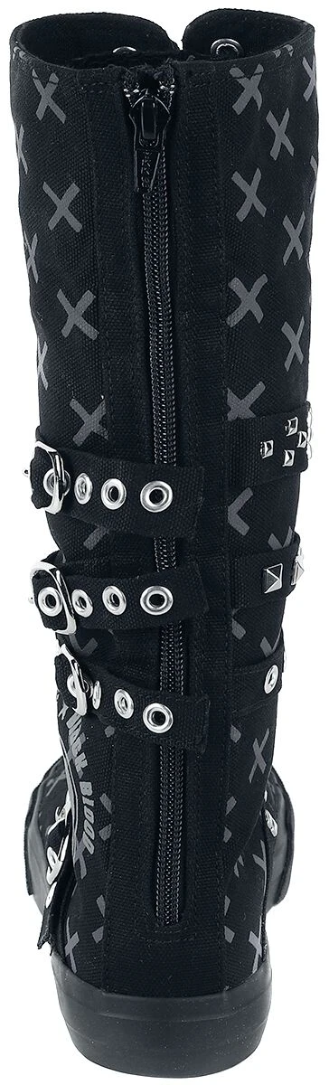 "Phat Kandi X Black Blood By Gothicana Trainers" Sneakers High Black By Black Blood By Gothicana - Image 2