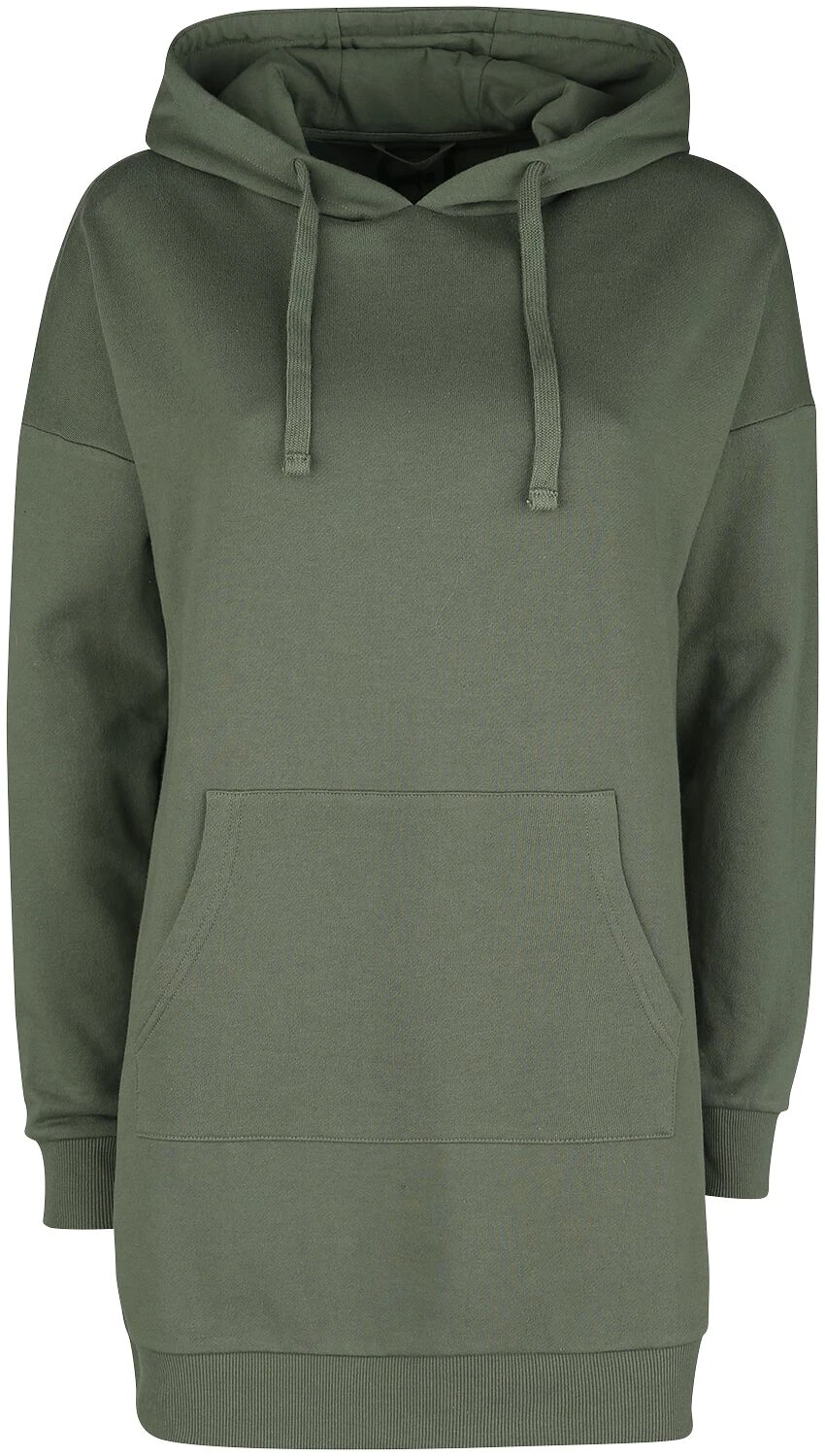 "Oversized Hoodie" Hooded Sweater Olive By RED By EMP