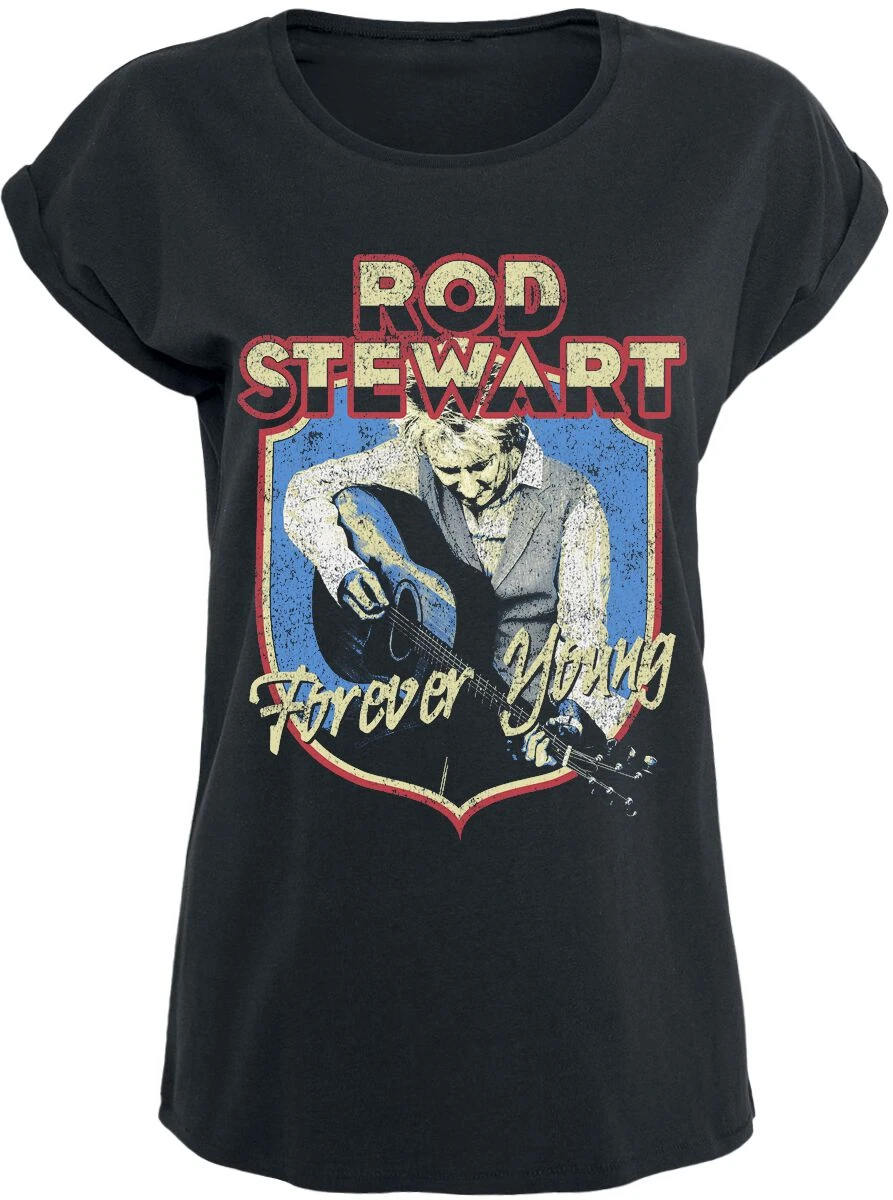 "Forever Crest" T-Shirt Black By Rod Stewart