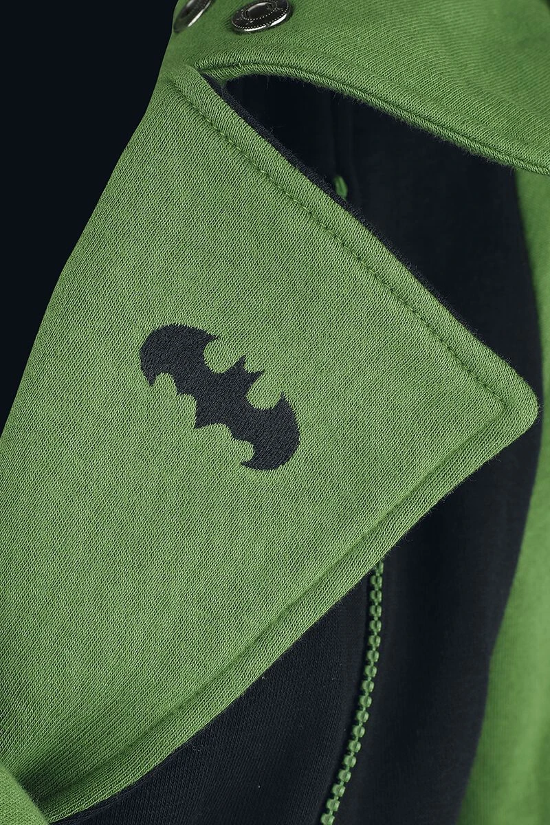 "Tech" Hooded Zip Black-green By Batman - Image 7