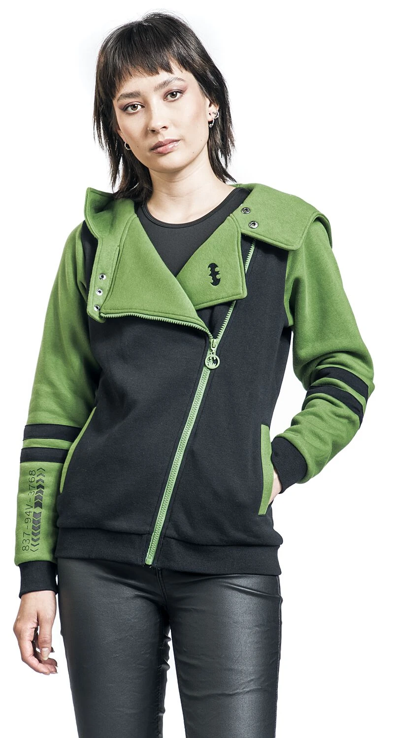 "Tech" Hooded Zip Black-green By Batman - Image 9
