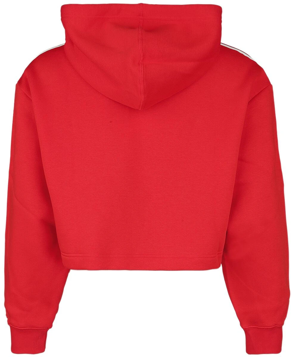 "Short Hoodie" Hooded Sweater Red By Adidas - Image 2
