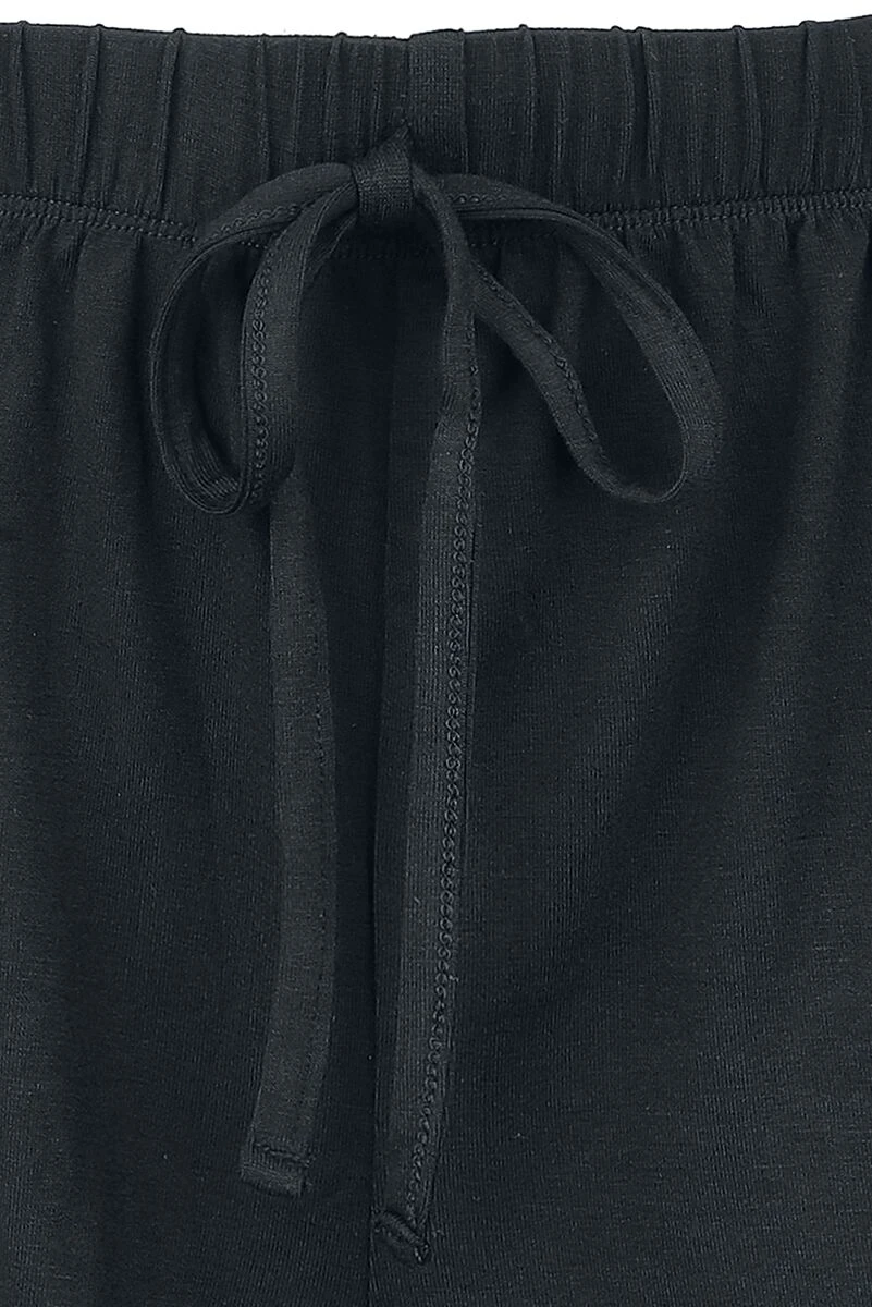 "Comfy Pyjama Shorts" Pyjama Pants Black By Black Premium By EMP - Image 3