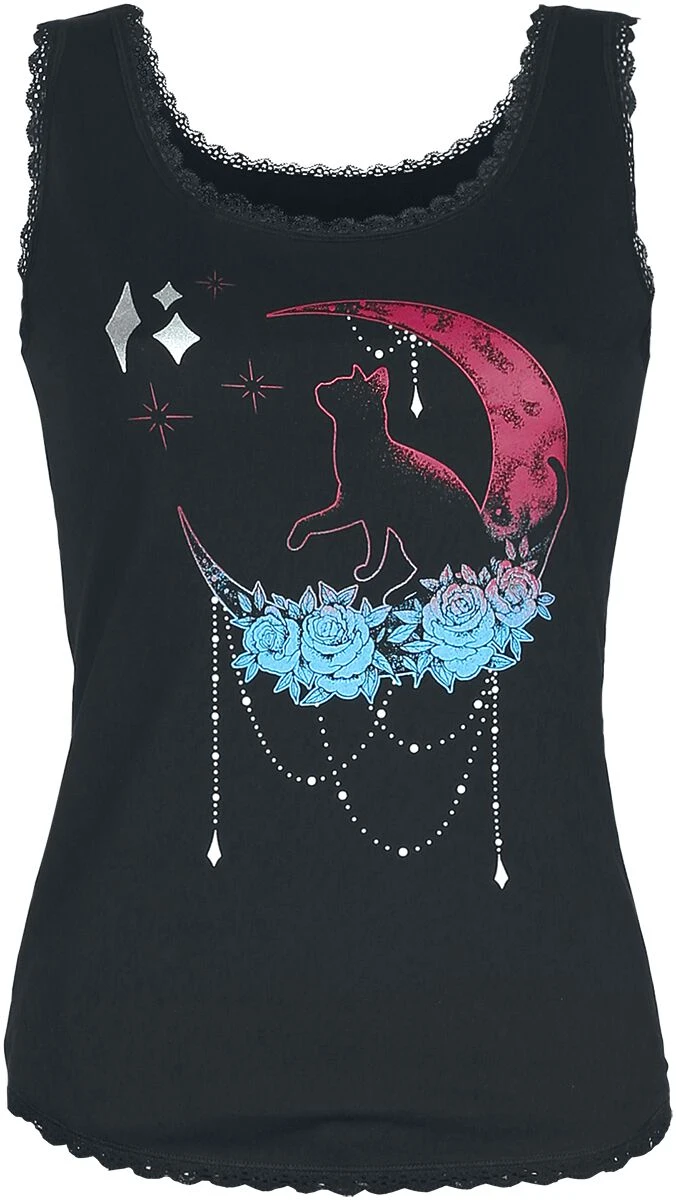 "Pyjama Set With Moon Print" Pyjama Black By Full Volume By EMP - Image 3