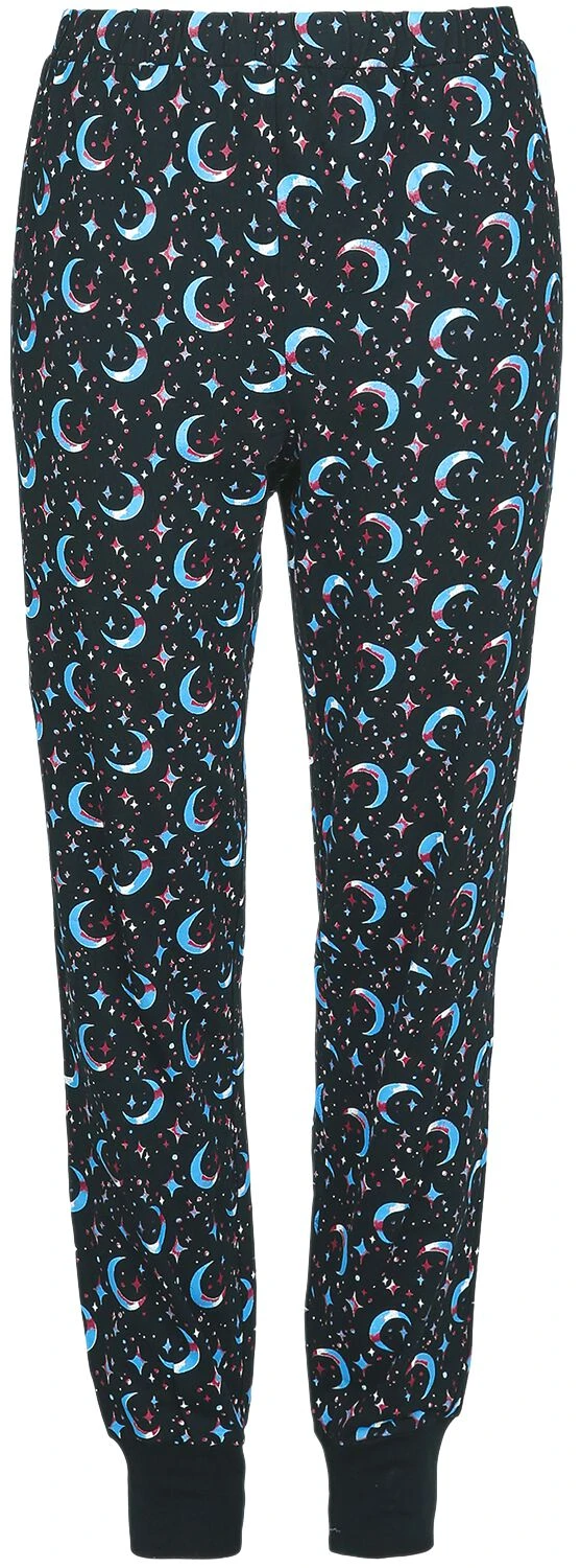 "Pyjama Set With Moon Print" Pyjama Black By Full Volume By EMP - Image 5