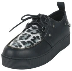 "Leo Walk" Creepers Black By Gothicana By EMP