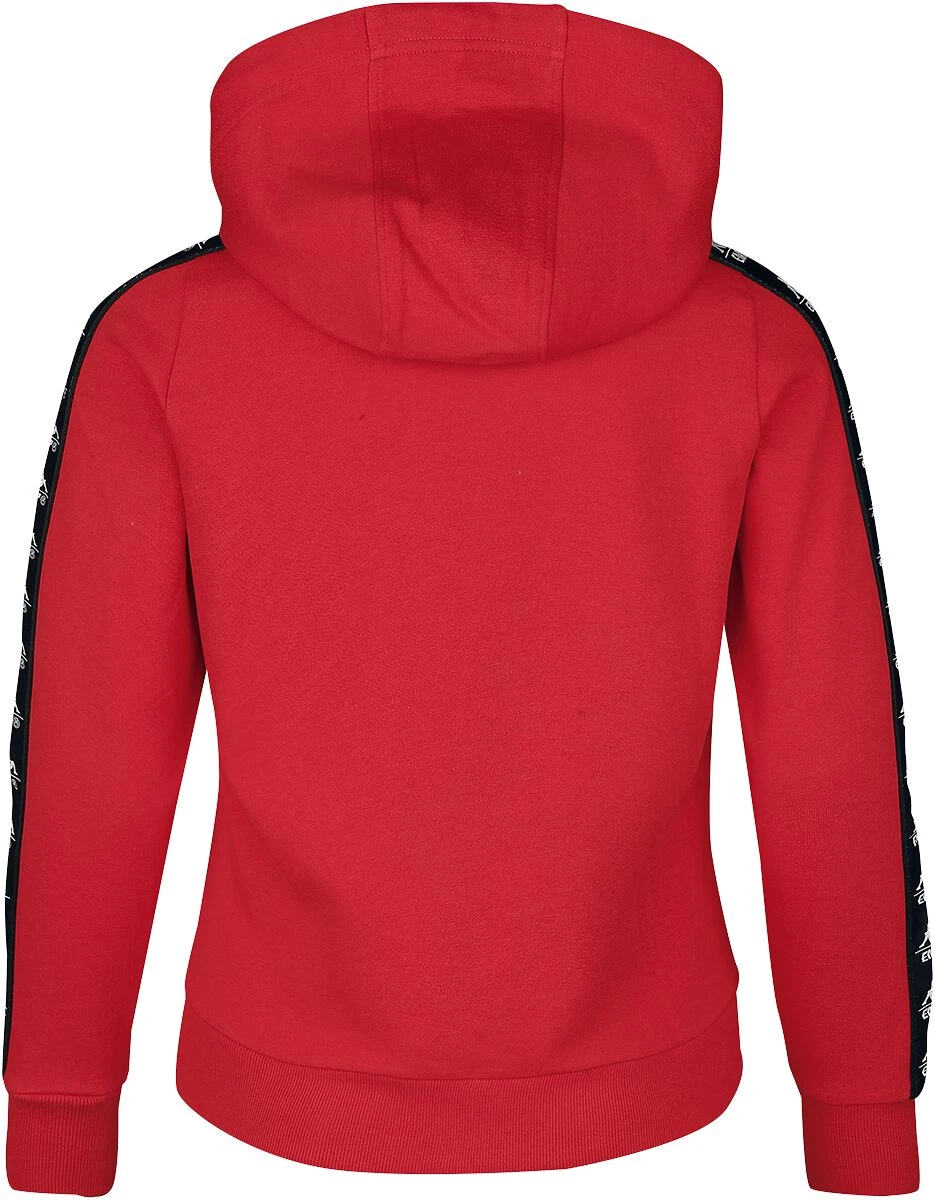 "Kappa X EMP Hooded Jacket" Hooded Zip Red By EMP Special Collection - Image 2