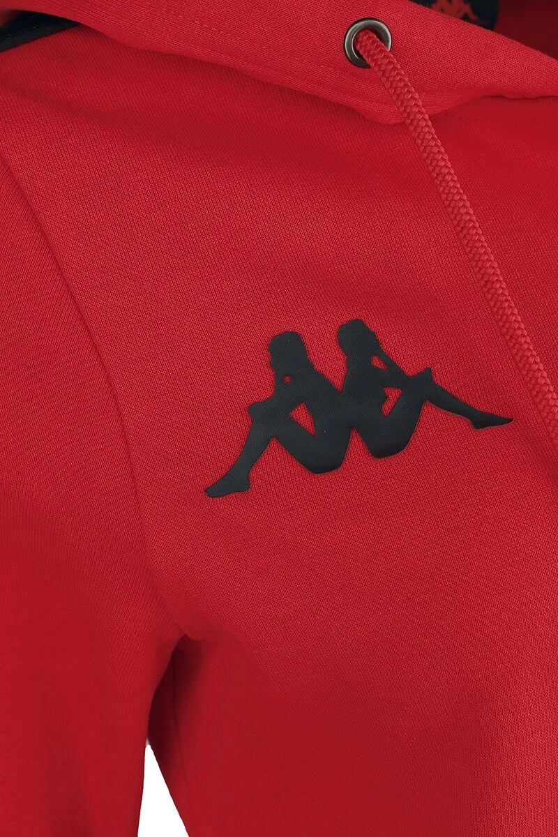 "Kappa X EMP Hooded Jacket" Hooded Zip Red By EMP Special Collection - Image 6