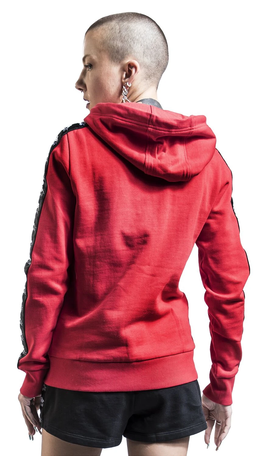 "Kappa X EMP Hooded Jacket" Hooded Zip Red By EMP Special Collection - Image 8