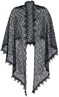 "Gothic Scarf" Cloth Black By Sinister Gothic