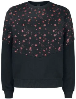 "Jumper With Stars" Sweatshirt Black By RED By EMP