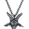 "Templar's Bane Pendant" Necklace Silver-coloured By Alchemy Gothic