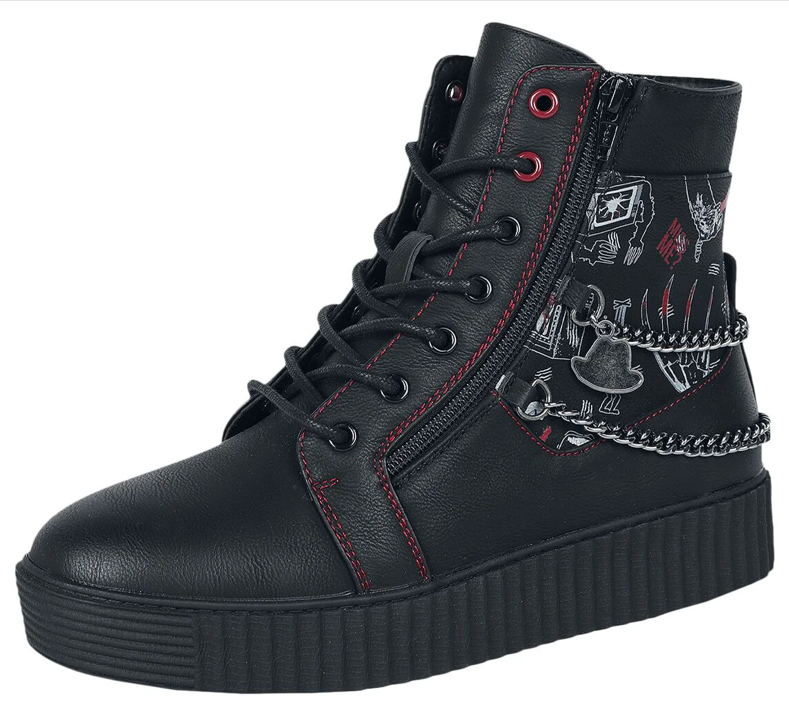 "Freddy" Creepers Black By A Nightmare On Elm Street