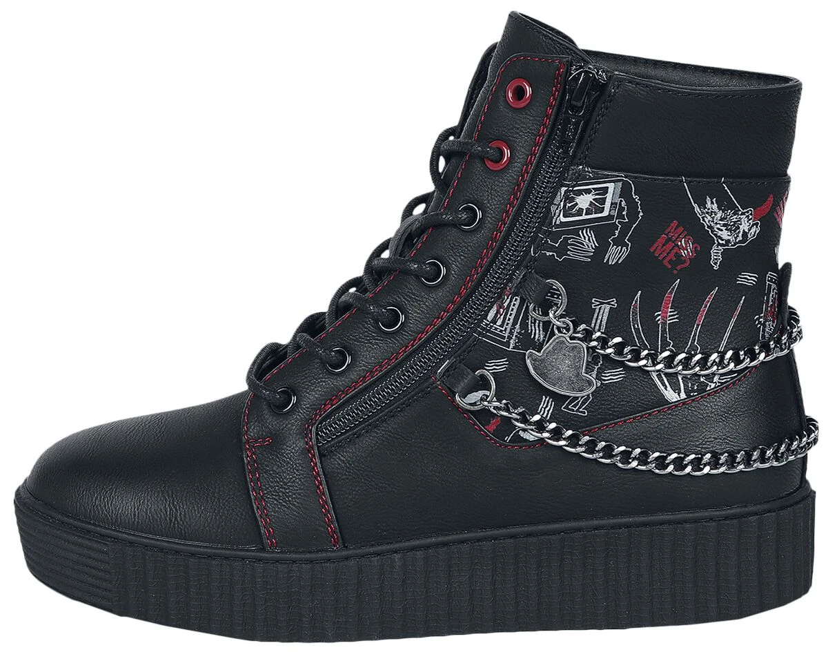 "Freddy" Creepers Black By A Nightmare On Elm Street - Image 4