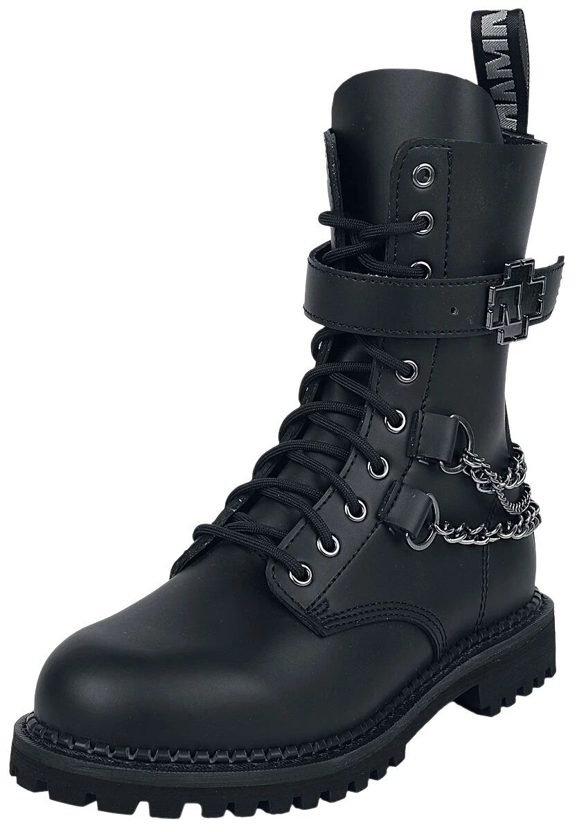 "Logo" Boot Black By Rammstein
