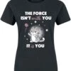 "The Force Is You" T-Shirt Black By Tierisch
