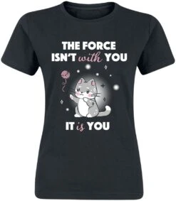 "The Force Is You" T-Shirt Black By Tierisch