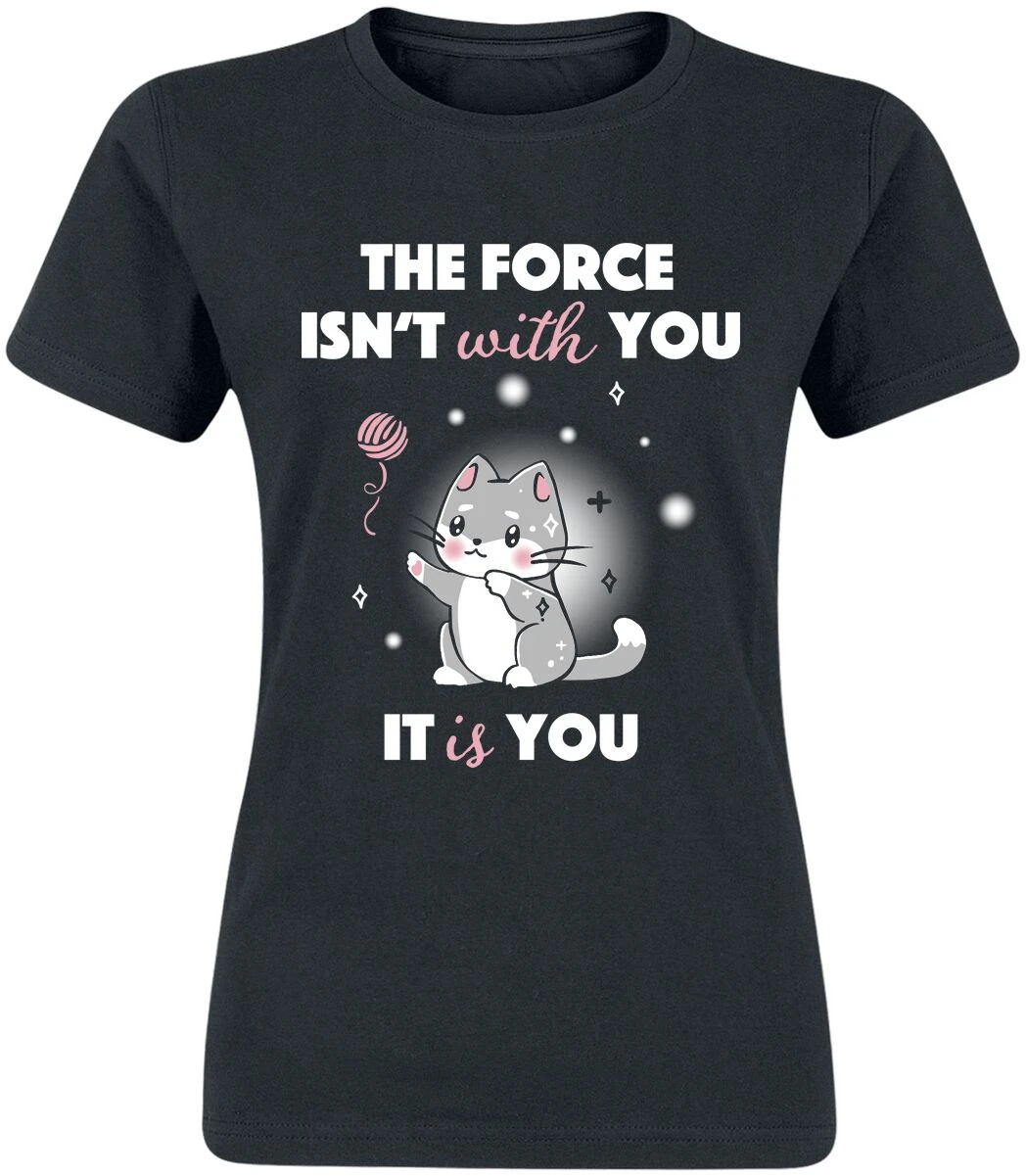 "The Force Is You" T-Shirt Black By Tierisch