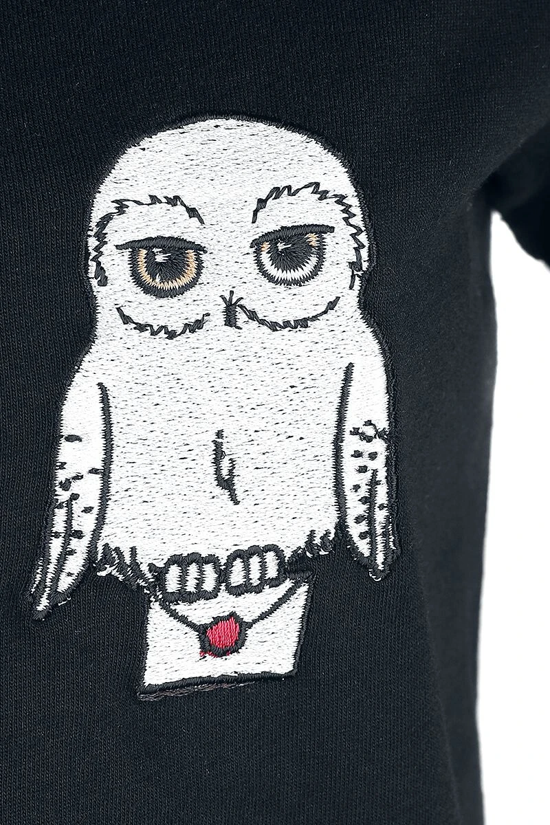 "Hedwig" T-Shirt Black By Harry Potter - Image 3
