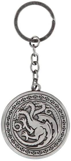 "House Of The Dragon - Dragon Logo" Keyring Pendant By Game Of Thrones