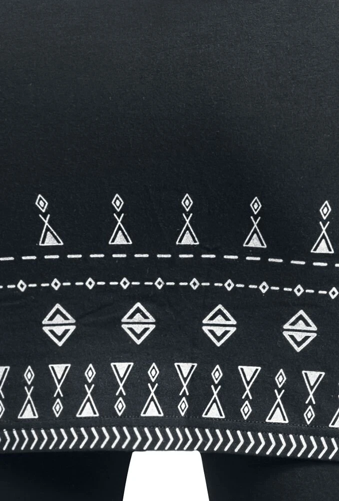 "Two-in-one Leggings And Skirt" Leggings Black By RED By EMP - Image 3