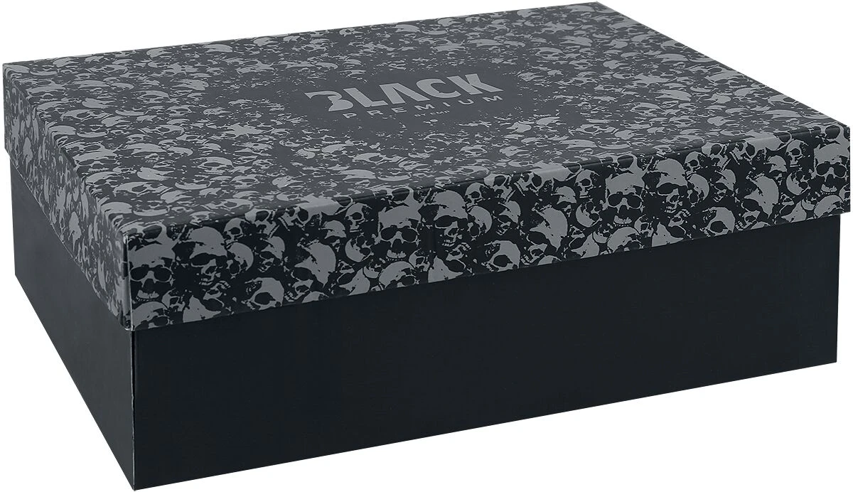 "Ballerina Pumps With Bow And Print" Ballerinas Black By Black Premium By EMP - Image 8