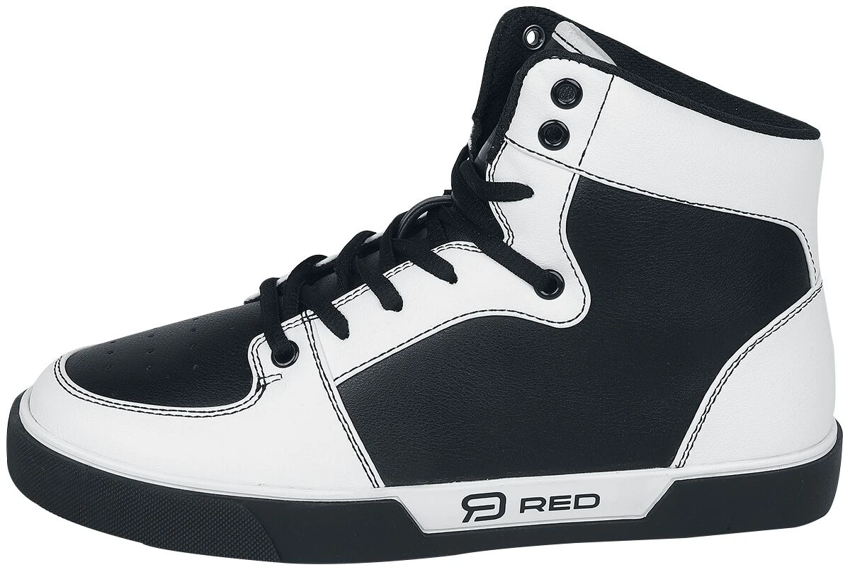 "High-cut Trainers" Sneakers High Black-white By RED By EMP - Image 4