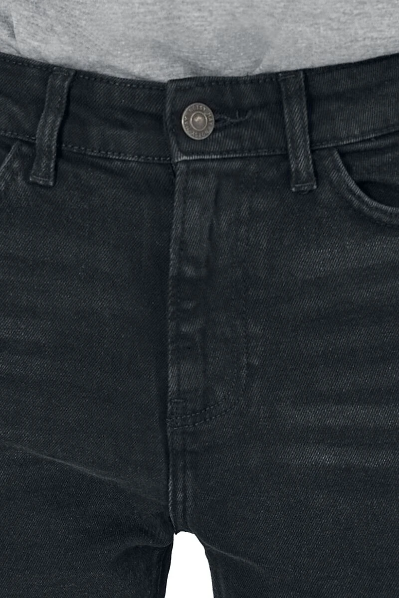 "NMMONI HW STRAIGHT ANK BLACK JEANS NOOS" Jeans Black By Noisy May - Image 3