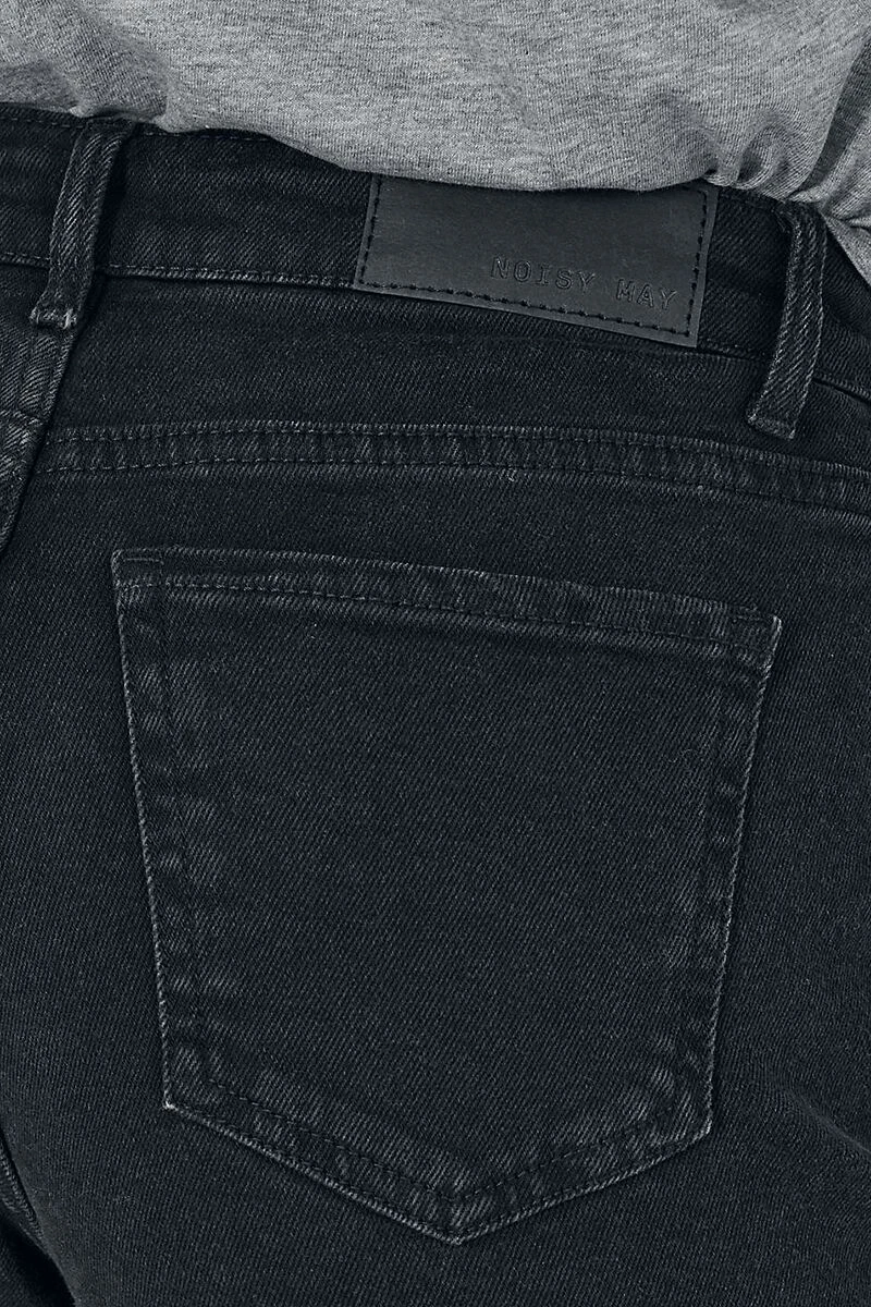 "NMMONI HW STRAIGHT ANK BLACK JEANS NOOS" Jeans Black By Noisy May - Image 4